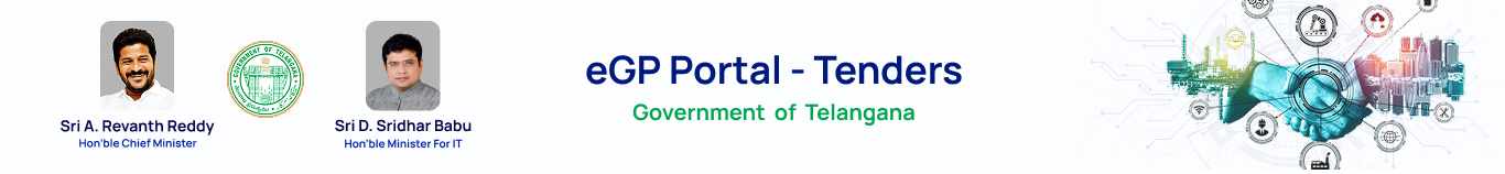 Welcome to Telangana State eProcurement Portal